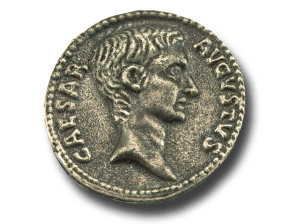 Augustus Sesterz - réplica de las monedas del antiguo emperador romano
