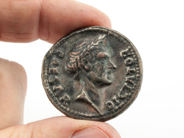 Caesar Sesterz - alte römische Münzen Replik