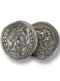 Caesar Sesterz -  römische Münzen Replik