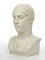 Cuadrigas de Delfos, pátina ligera, busto griego