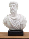 Bust of Marcus Aurelius - Roman Emperor Statues with...