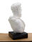 Marcus Aurelius Büste - römischer Kaiser Statue mit Sockel - Skulpturen Replik des Philosophen und Imperator