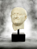 Roman emperor bust Vespasian bust with base