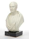 Busto de Cicerón Marco Tulio, antiguo busto romano...