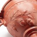 Copa de Skyphos con bellotas, vaso romano para beber con decoración en relieve
