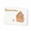 Design your own gingerbread house postcard