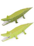 Krokodil Bastelbogen Papiermodelle