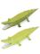 Tiere aus Afrika Krokodil groß, DIY Bastelbogen für Papiermodelle, Kartonmodellbau, Papercraft | 100% Recyclingpapier