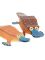 Australische Tiere Schnabeltier groß, DIY Bastelbogen für Papiermodelle, Kartonmodellbau, Papercraft | 100% Recyclingpapier