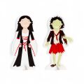 Recortables de Halloween - plantillas de muñecas para vestir