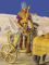 Paper craft sheet Egyptian chariot Ramses II