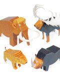 Prehistoric Animals Paper Toys