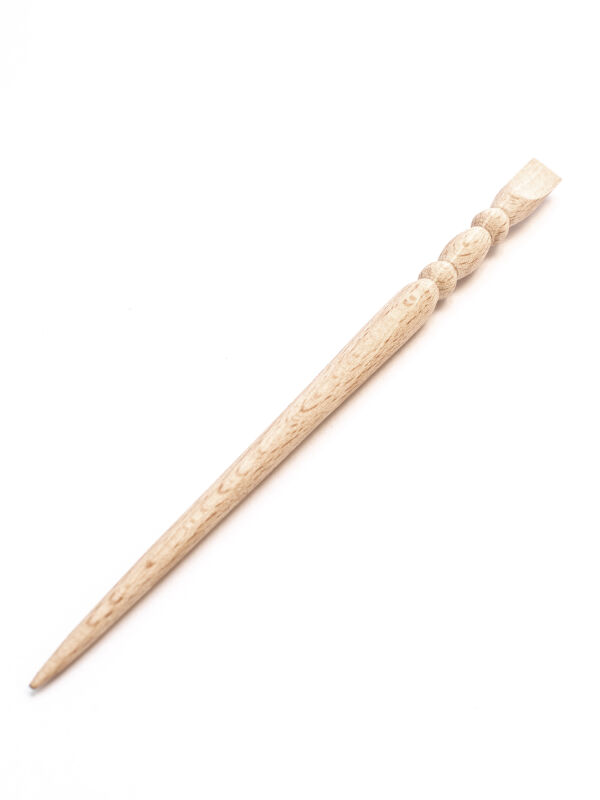 stylus beech wood, stylus fagus 17cm, turned wooden stylus
