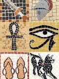 Mosaic craft set Rainbow Byzantic supplementary set 4 children, mosaic set for school classes