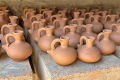 Unguentarium - balsamario de arcilla, cerámica antigua