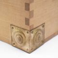 Box corner fitting circles - brass