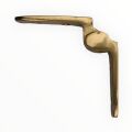 Box with 5-finger Roman hinge - brass