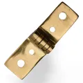 Box with 5-finger Roman hinge - brass