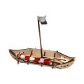 Viking ship craft kit made of wood