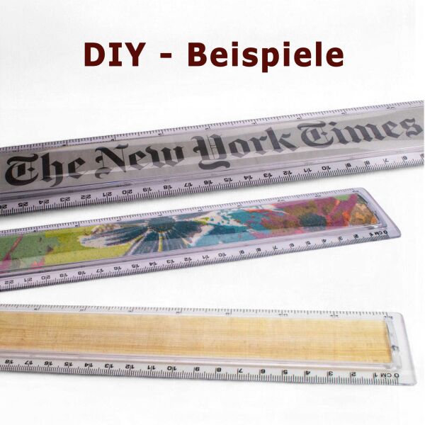 DIY Creative Ruler 30cm Transparent Personalize Now - Ancient Histo