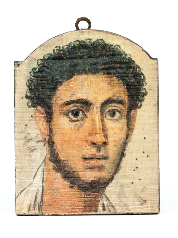 Portrait of a mummy of a young man