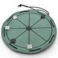 Round mill roman replica Green