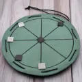 Round mill roman replica Green