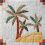 Mosaic craft set Oasis with palm trees – Green tranquillity 17x17cm