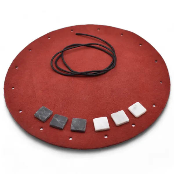 Kit de bricolage moulin rond - Set créatif romain rouge