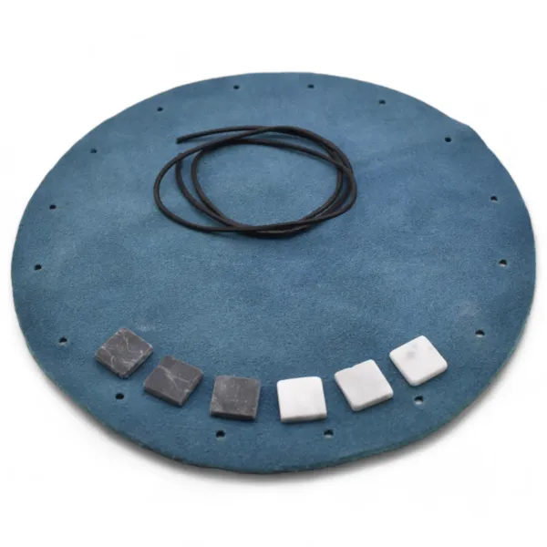 Kit de bricolage moulin circulaire - kit créatif romain turquoise