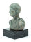 Trajano Busto de bronce Emperador Romano