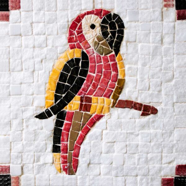 Large Tropical Parrot Mosaic Craft Kit (17 x 17 cm)