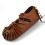 Llavero sandalias romanas - Zapatos romanos Carbatina Marrón