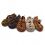 Llavero sandalias romanas - Zapatos romanos Carbatina Marrón