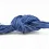 2mm royal blue leather cord, 100 cm (sold by the meter)