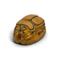 Scarab beetle Pharaoh yellow - jewelry pendant from Egypt