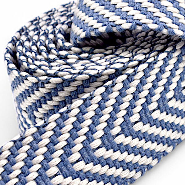 Ceinture en coton grade poisson - Bleu 2,00m