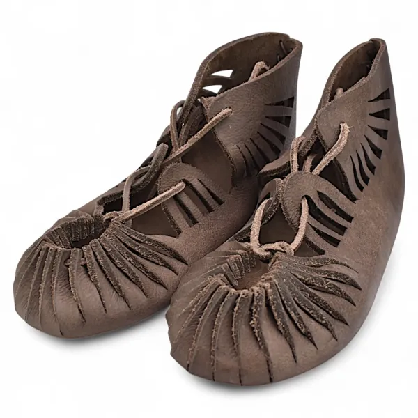 Roman sandal Via Appia - Historical Carbatinae made from vegetable-tanned leather 40