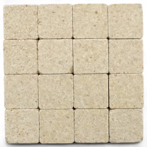 Morceaux de mosaïque Byzantic Blanc chaud - warm white 10x10x4mm - 200g