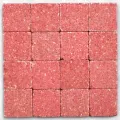 Mosaic tiles Byzantic cherry red - 10x10x4mm -200g