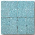 Mosaic tiles Byzantic light blue - 10x10x4mm -200g