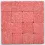 Mosaic tiles Byzantic cherry red - 10x10x4mm -200g