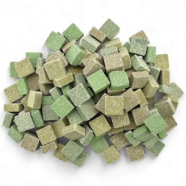 Mosaic stones Byzantic jungle mix - 10x10x4mm -200g