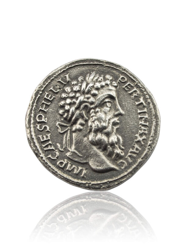 Pertinax Sesterz - antigua réplica de las monedas del emperador romano