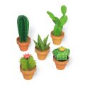 Mini Cactus Garden Papercraft Kit