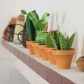Mini Cactus Garden Papercraft Kit
