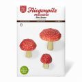 Mini jardin amanite tue-mouches – patron en papier...