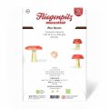 Mini Garden Toadstool DIY Paper Craft Template