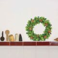 Mini Garden Wreath DIY Paper Craft Sheet