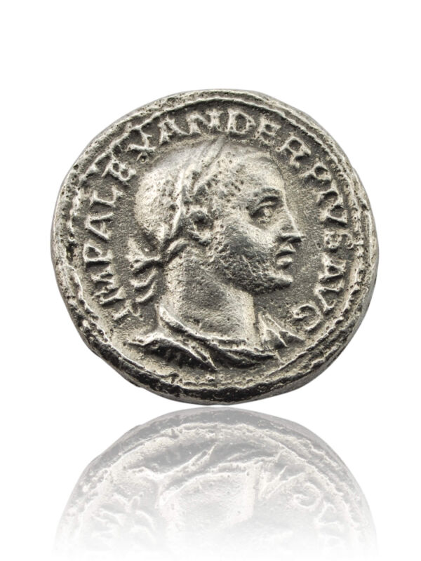 Severus Alexander Sesterz - réplica de las monedas del antiguo emperador romano